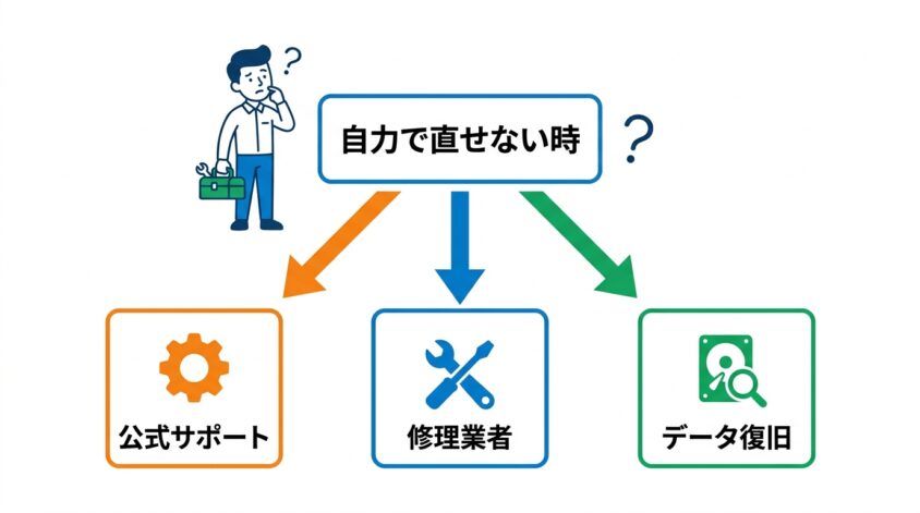 プロに修理を依頼すべき4つの判断基準
