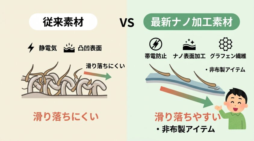 毛を寄せ付けない!最新素材の選び方